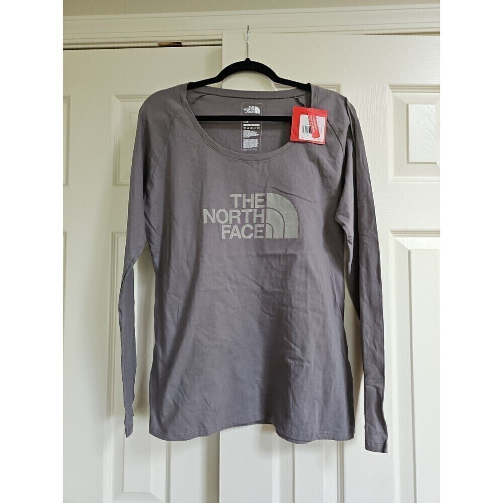 The North Face Gray Half Dome Long Sleeve T-Shirt Large